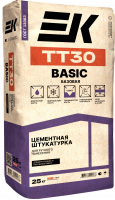 Базовая цементная штукатурка для ручного нанесения ЕК TT30 BASIC 25 кг