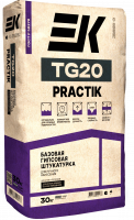 Базовая гипсовая штукатурка для ручного нанесения ЕК TG20 PRACTIK 30 кг