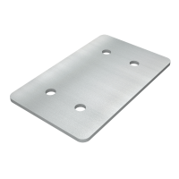 Ответная планка для кровельных ограждений, упаковка (3 шт в упаковке)