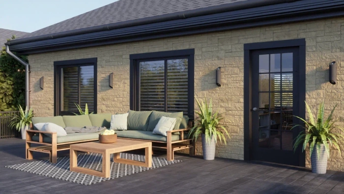 Фасадные панели, Песчаник, кремовый, шт.