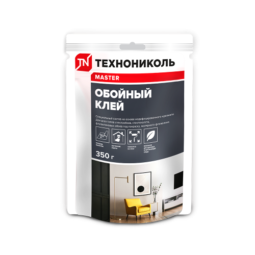 Клей для стеклообоев и стеклохолста ТЕХНОНИКОЛЬ MASTER, 350 гр, шт.
