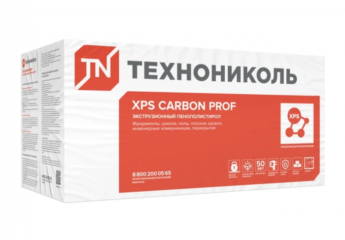 XPS ТЕХНОНИКОЛЬ CARBON PROF 1180х580х100-L