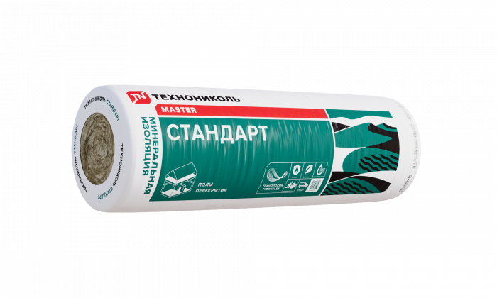 Минеральная изоляция ТЕХНОНИКОЛЬ 40 RN Стандарт 6150х1220х100