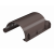 ТН ПВХ МАКСИ соединитель желоба, коричневый, шт. ТН ПВХ МАКСИ соединитель желоба, коричневый, шт.