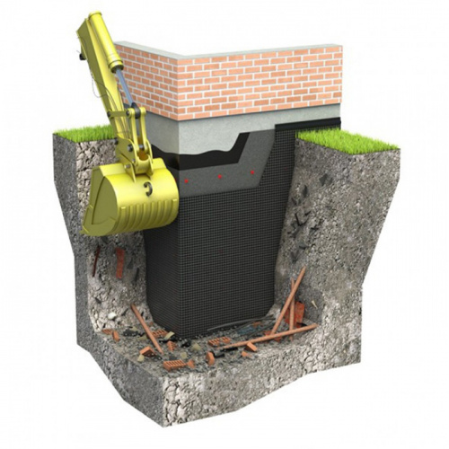 Профилированная мембрана TerraFix 450 1*20 (20м2)